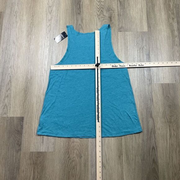 Stussy Shirt Womens Medium Blue Tank Top N4 Graphic Aztec Print Made USA New - Picture 6 of 9